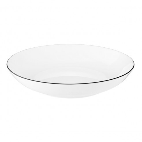 Suppenteller rund 21cm Lido Black Line