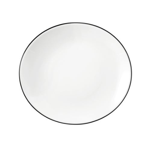Frühstücksteller oval 21cm