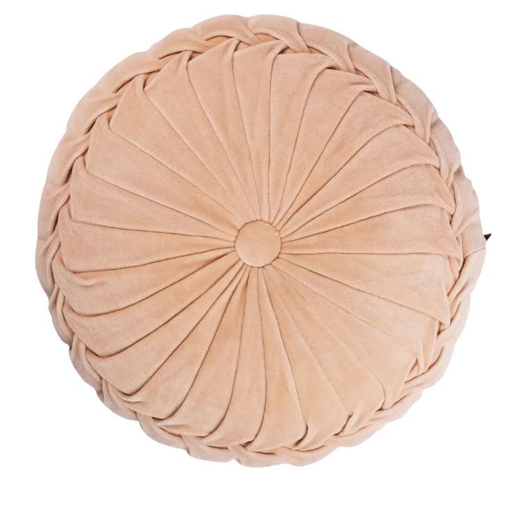 Kissen Kanan rund rosa D:40cm H:10cm