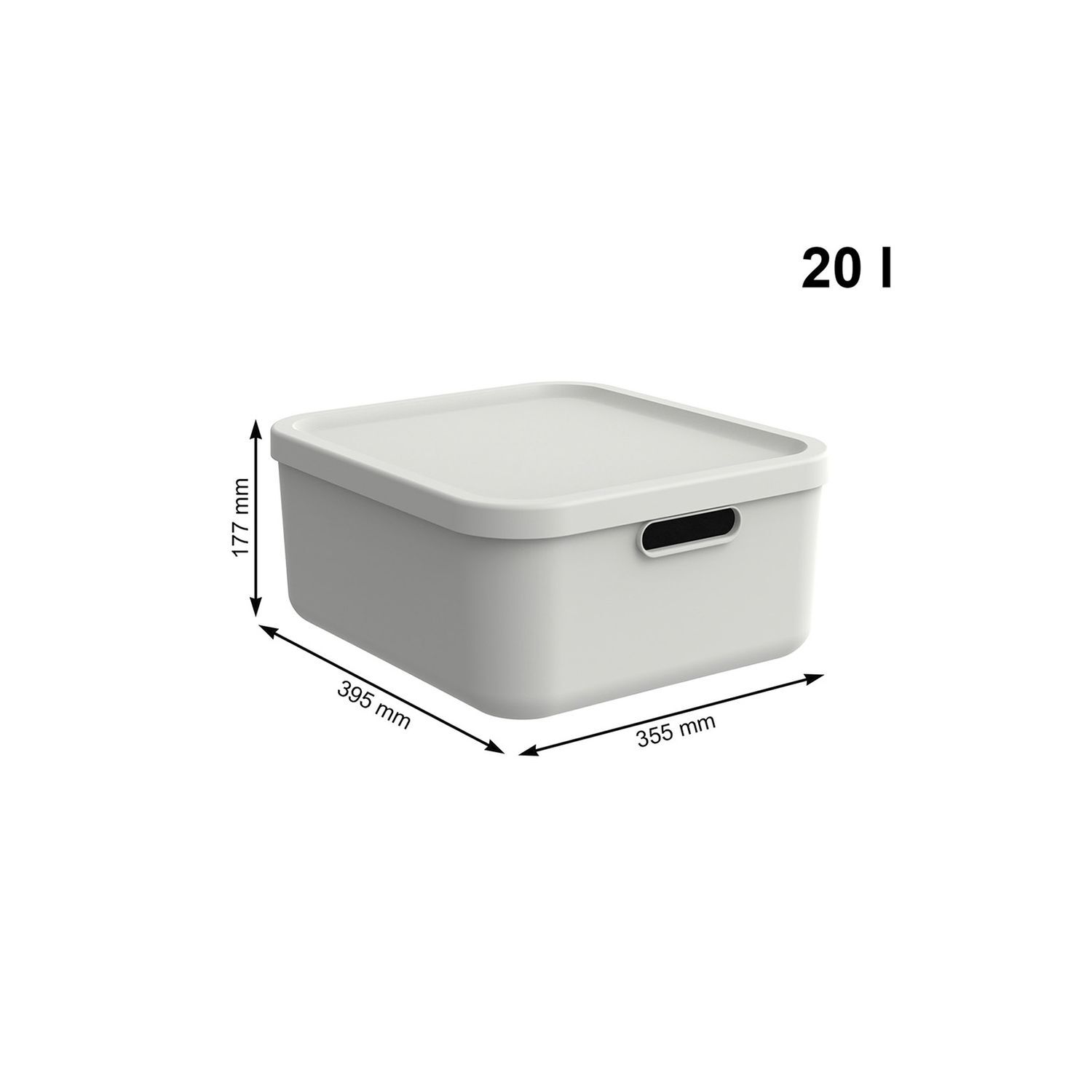 Multibox "Albula" 20L weiß