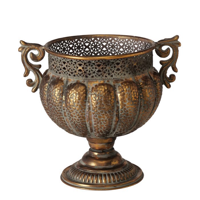 Schale HAZEL antikgold H32cm