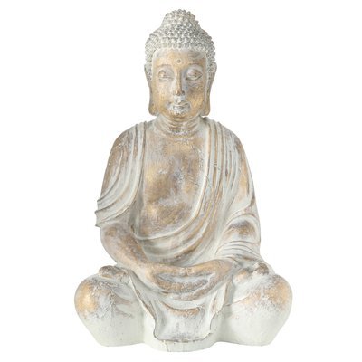 Buddah Flyn H67cm Kunstharz/Gold