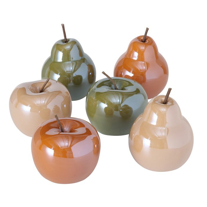 Dekoaufsteller "Perly" 6sort Obst H12cm