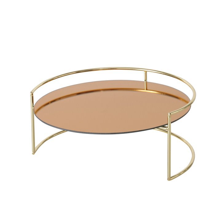 Tablett "Lamberto" B31cm gold