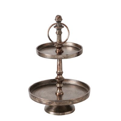 Etagere Antiki, H33cm, Aluminium