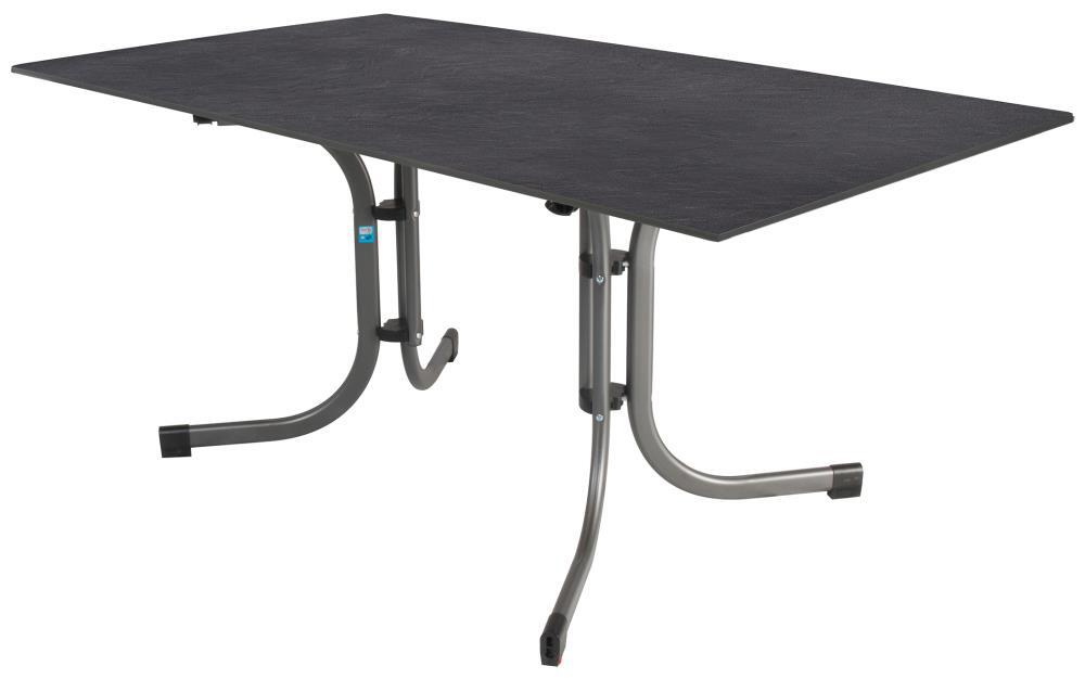 Klapptisch, 160x90 cm, av anthr./Schiefer