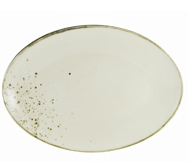 Platte oval 35cm Earth
