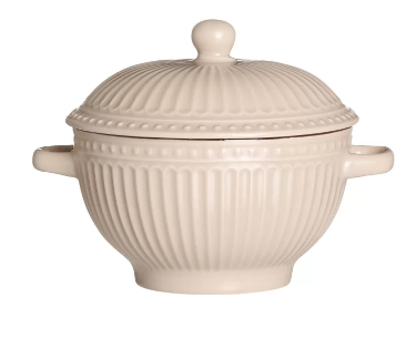 Suppenobere Senja mit Deckel creme