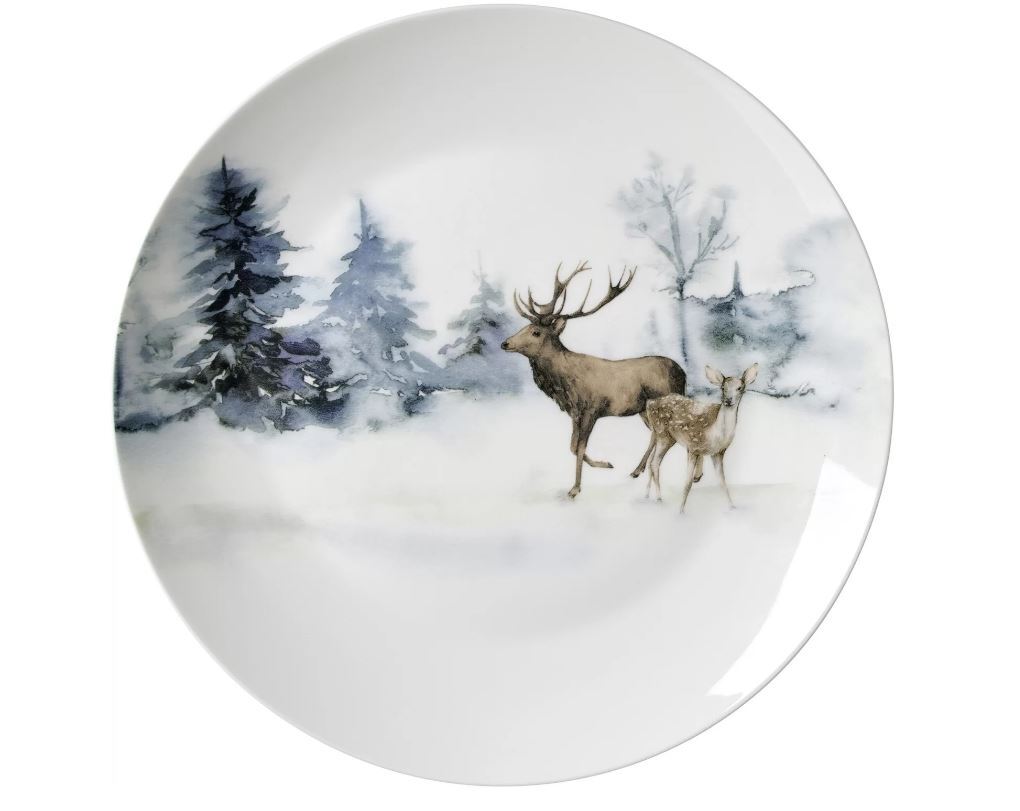 Speiseteller Winterland 27cm Porzellan