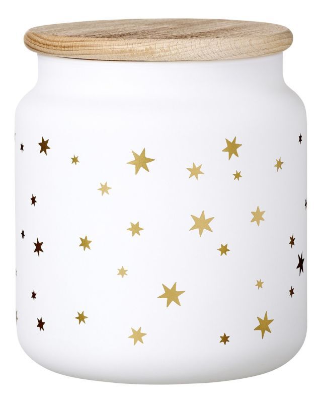 Dose m.Deckel Sternengestöber weiss1,1L