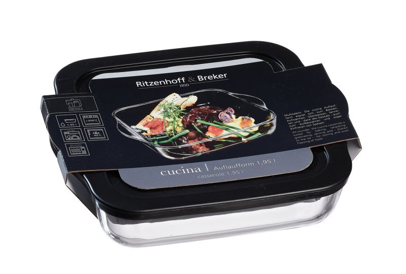 Auflaufform Cucina Eckig, 1,95l