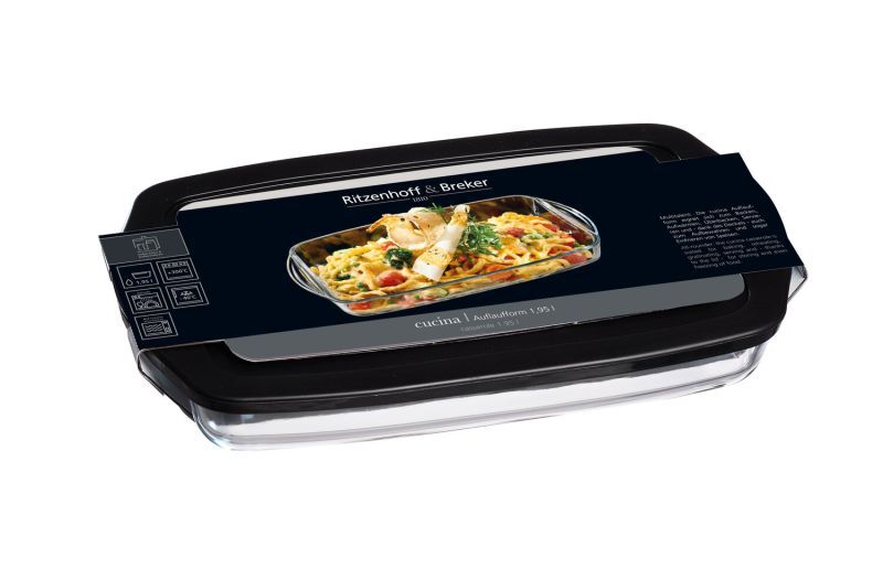 Auflaufform Cucina Eckig, 1,95l