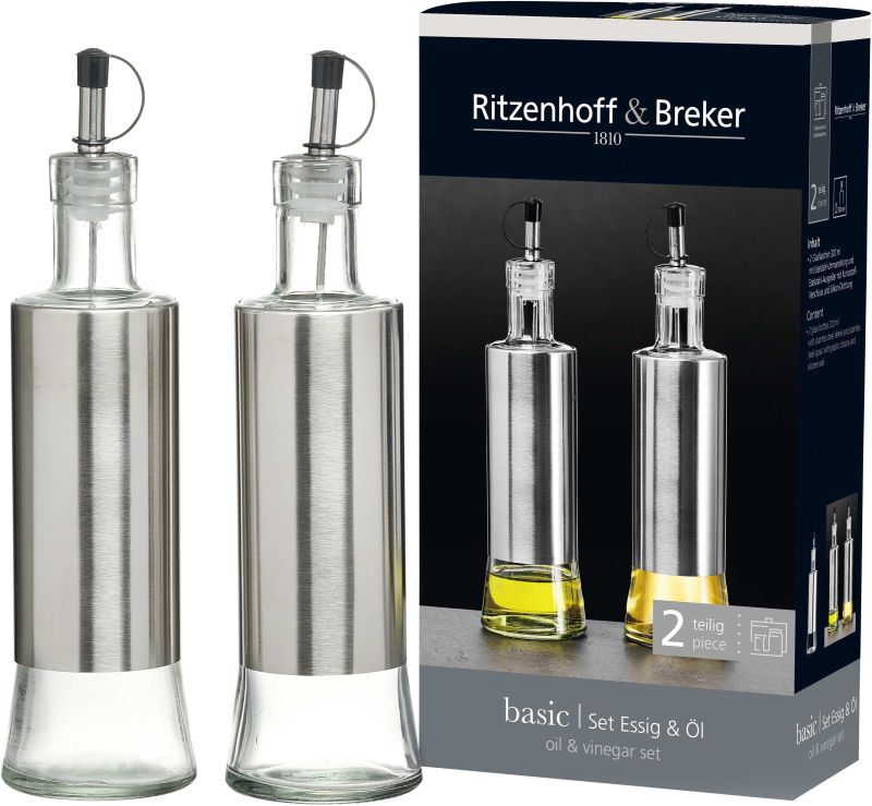 Essig- & Ölflasche, 2tlg. Basic