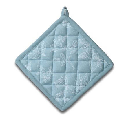 Topflappen Svea Frostblau BW 20x20cm