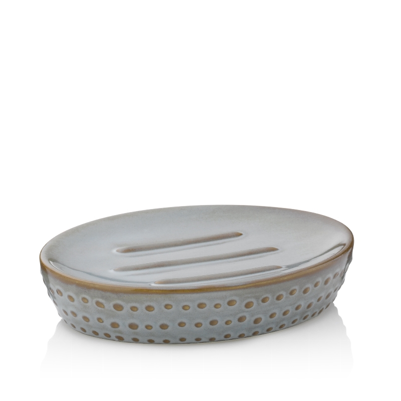 Seifenschale Dots 12x9H2,5cm