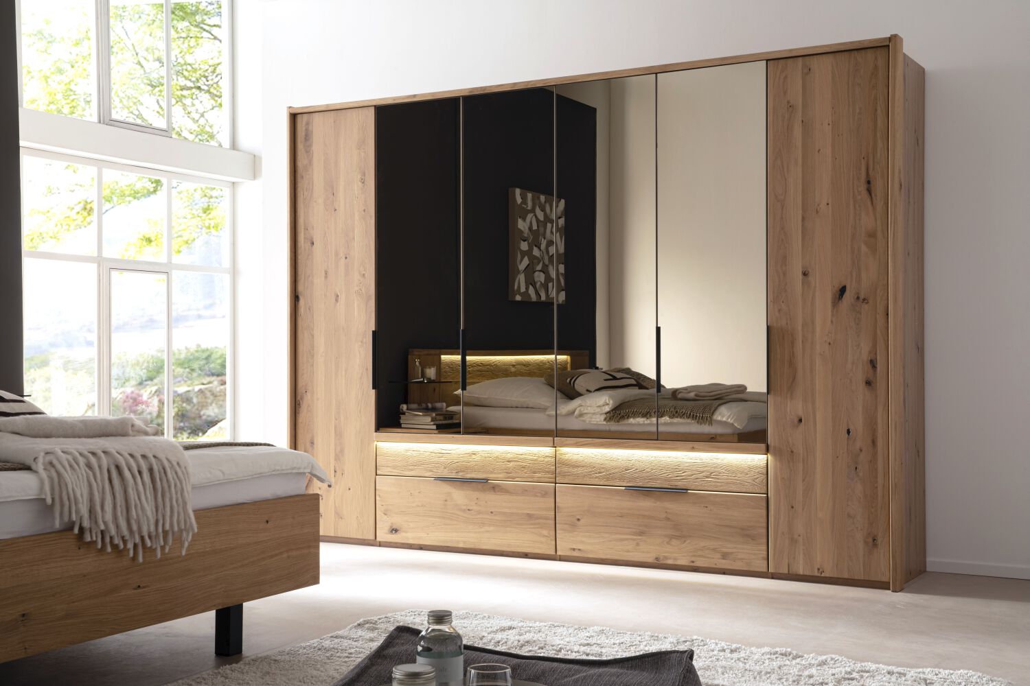 Kleiderschrank Grenada, 6-türig