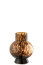Vase "punkt" braun glas S 17x17x21,5cm