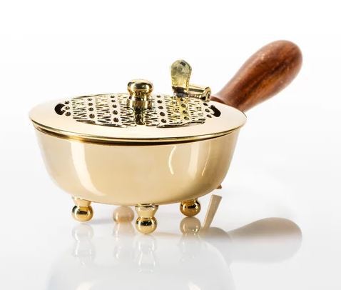Räucherpfanne MASO gold, 20,9,5,6cm