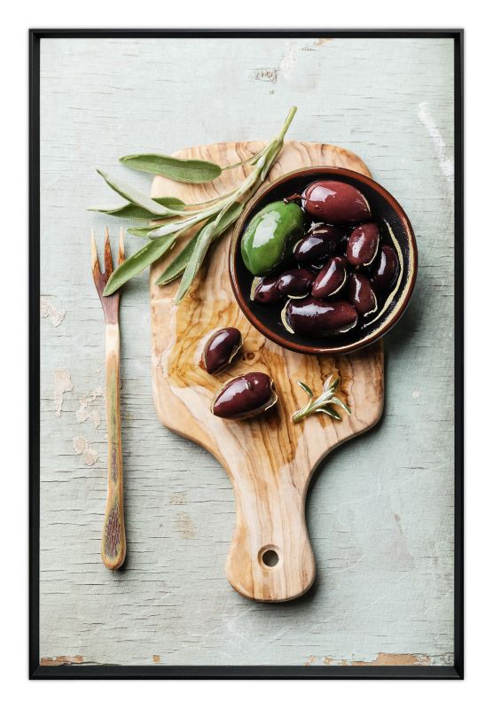 Wandbild olives 60x90cm