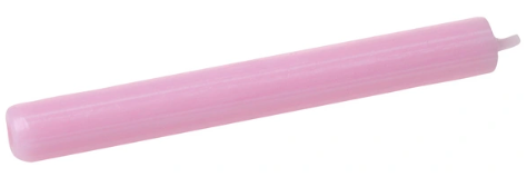 Stabkerze 18cm, rosa