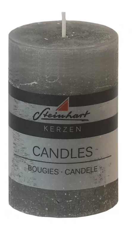 Kerze 10cm, grau