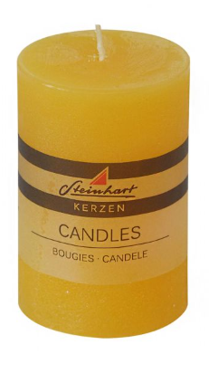 Kerze 10cm, gelb