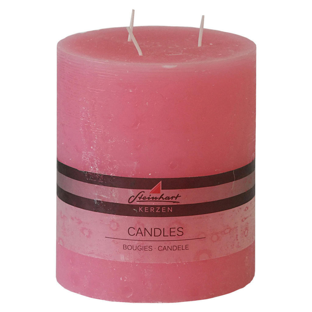 3-Docht 14cm, rosa