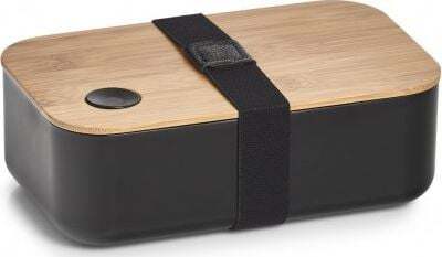 Lunch Box schwarz 19,3x11,8x6,8cm