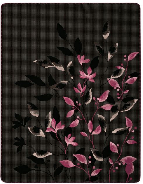 "Wohndecke" dark vine 150x200cm