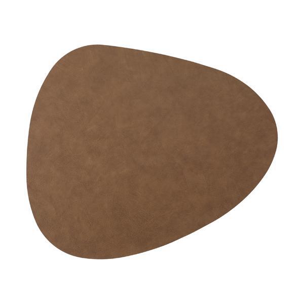 TS PVC Stone Lederoptik hellbraun 45x36cm