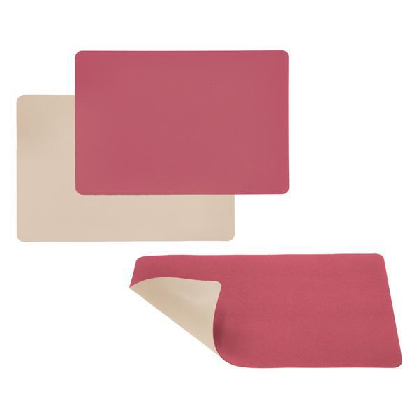 TS PVC Berry/Taupe zum wenden 45x30cm
